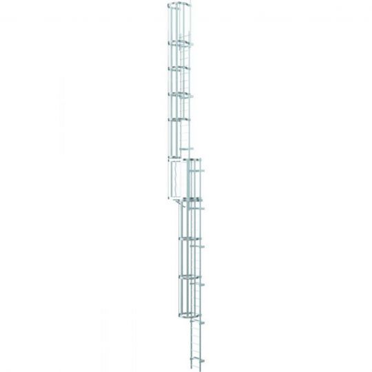 Multi-section fixed ladder 